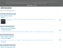 Tablet Screenshot of altmetaller.de